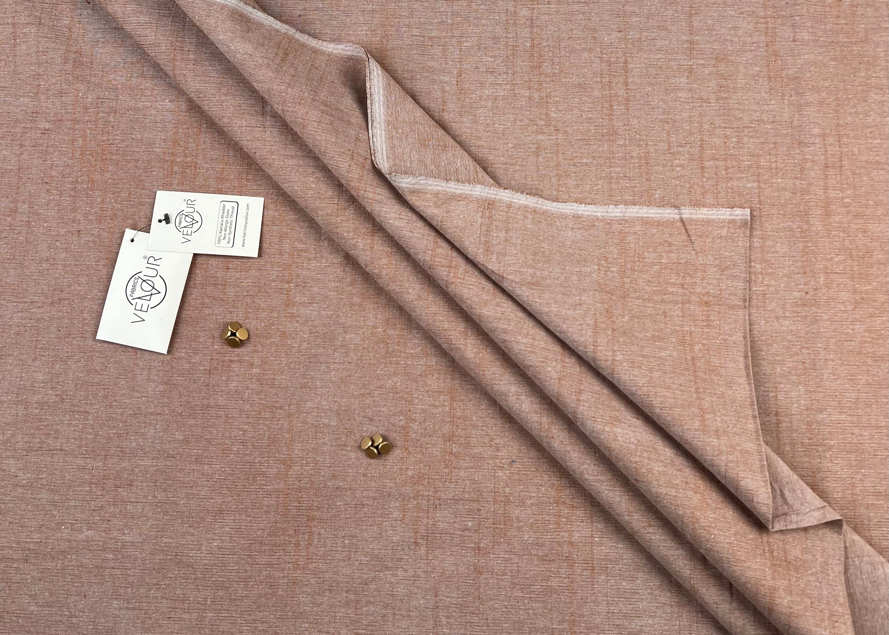 SLUB WINTER KHADDAR- ROSE GOLD